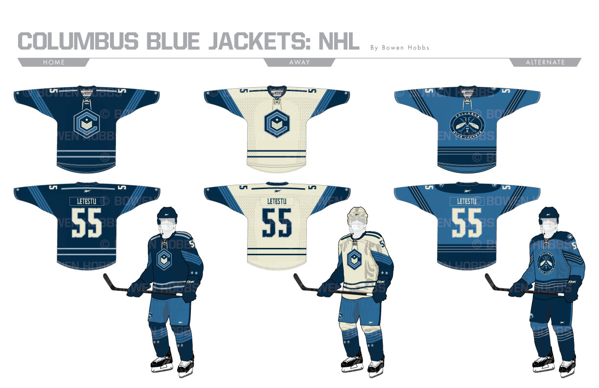 Columbus Blue Jackets Uniforms