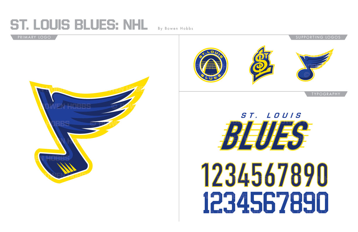 UNOFFICiAL ATHLETIC  St. Louis Blues Rebrand