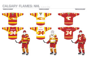 Calgary Flames Uniforms
