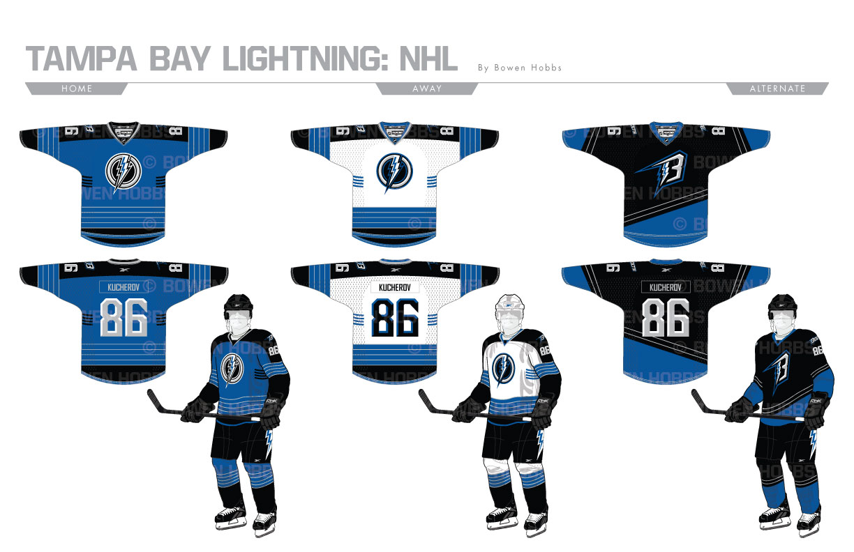 Tampa Bay Lightning Uniforms Through the Years - FL Teams