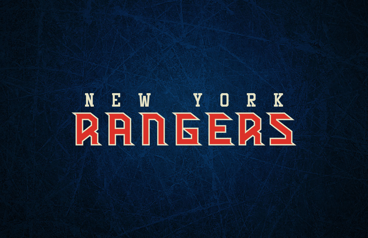 New York Rangers Wordmark Logo