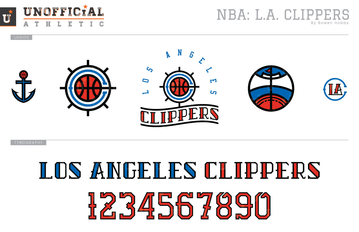 UNOFFICiAL ATHLETIC | Los Angeles Clippers Rebrand