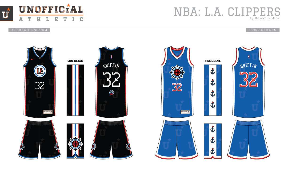 Los Angeles Clippers Alternate Uniform  Los angeles clippers, Los angeles,  Uniform