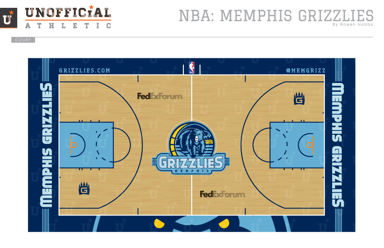 Memphis Grizzlies Court Design