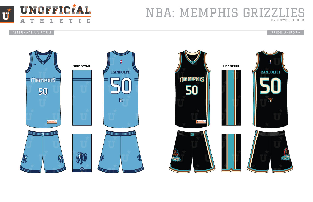 UNOFFICiAL ATHLETIC  Memphis Grizzlies Rebrand