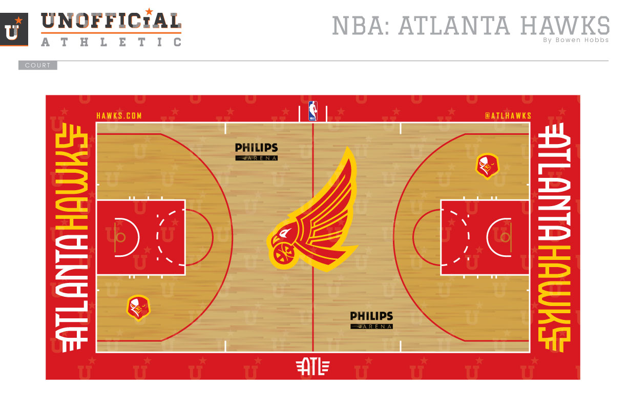 UNOFFICiAL ATHLETIC  Atlanta Hawks Rebrand