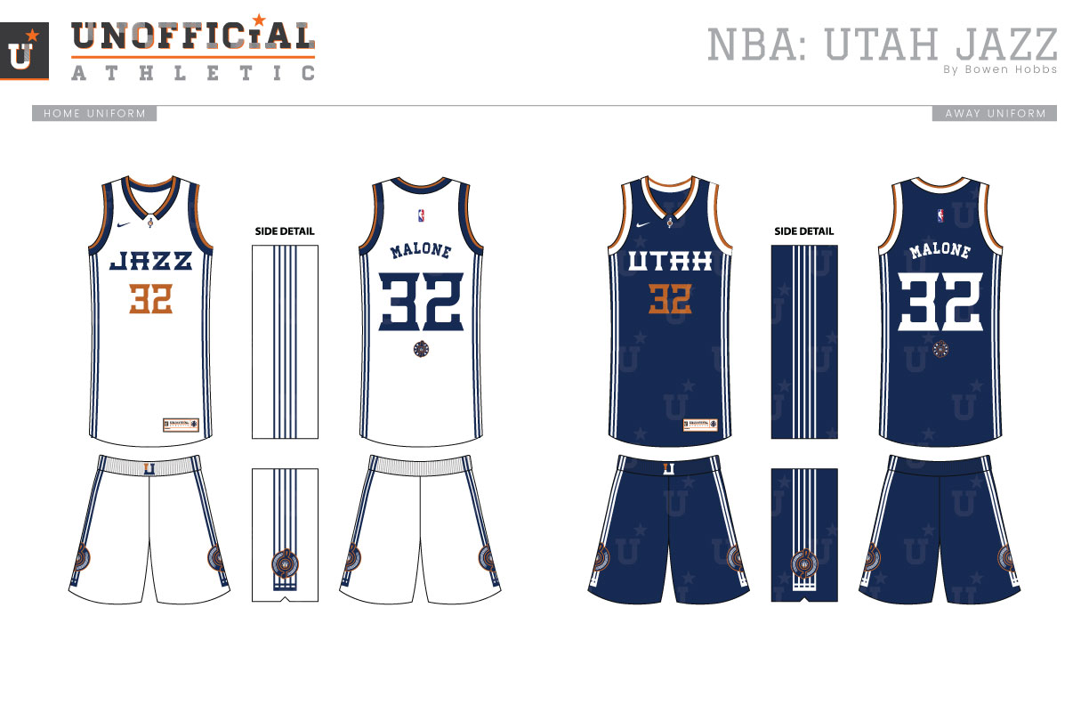 Unofficial Athletic Utah Jazz Rebrand