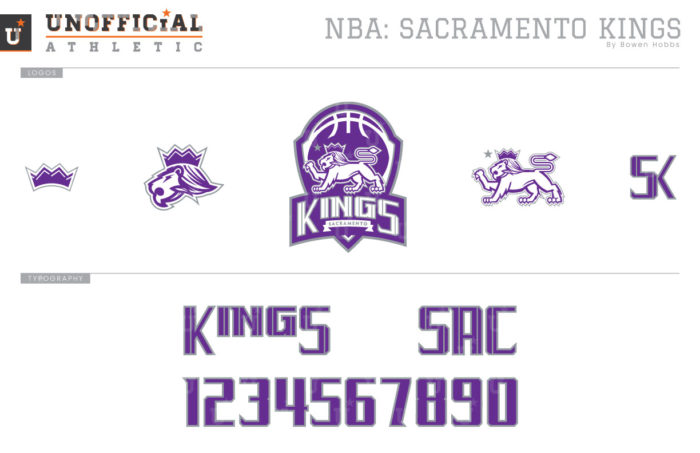 Unofficial Athletic Nba Kings Logos