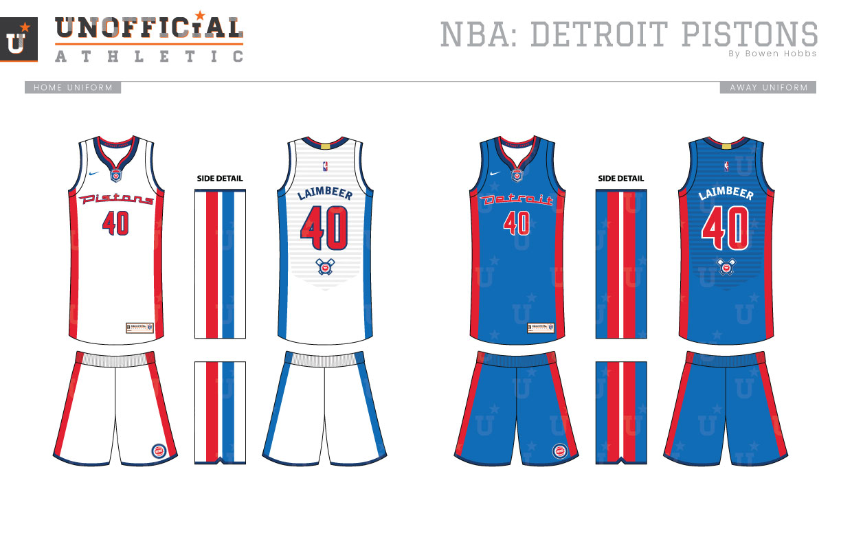 Detroit Pistons Uniforms