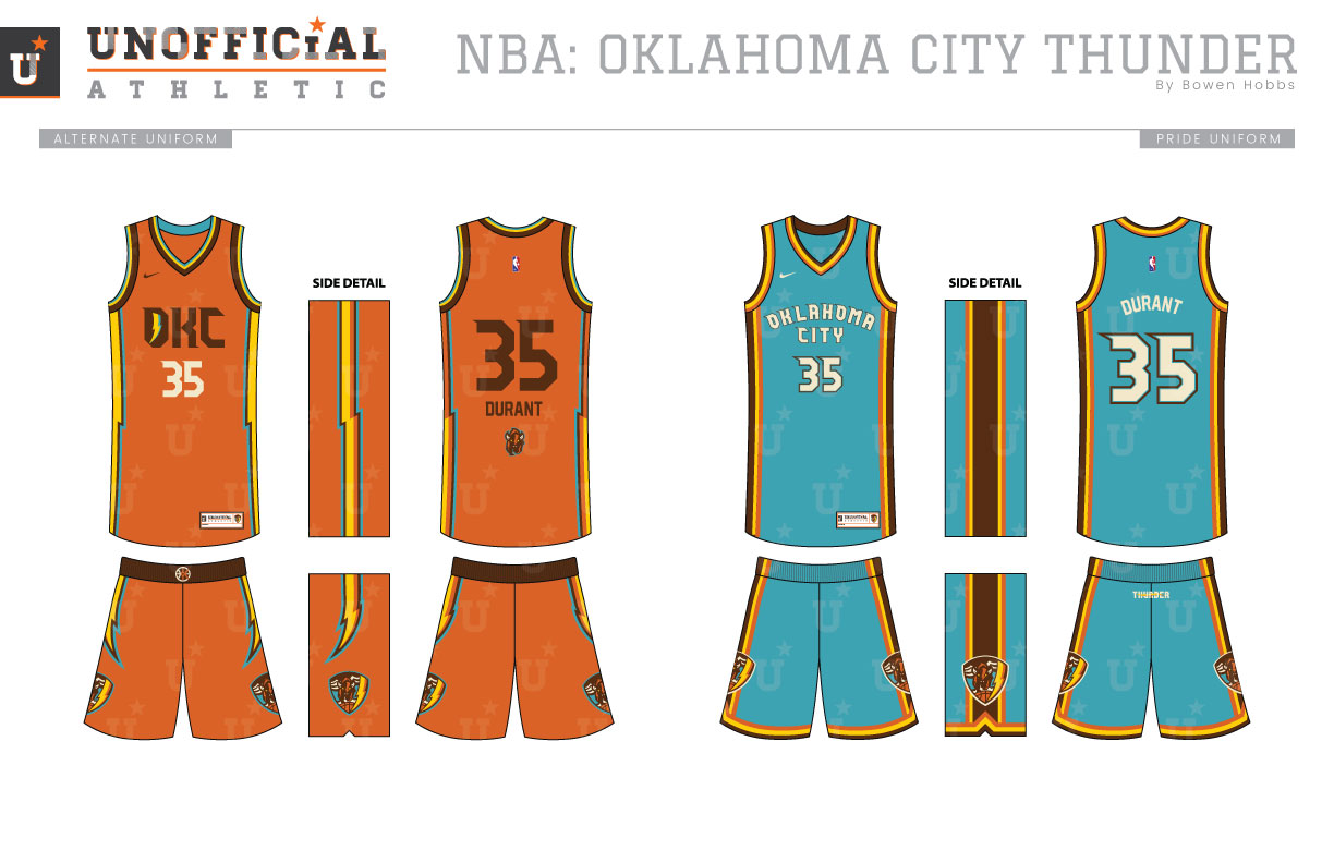 trsgraphics on X: Oklahoma City Thunder Jersey Concept #nba