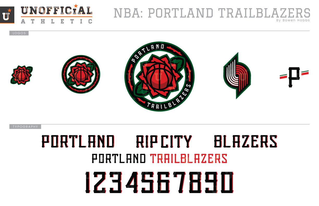 Portland Trailblazers Brand Identity