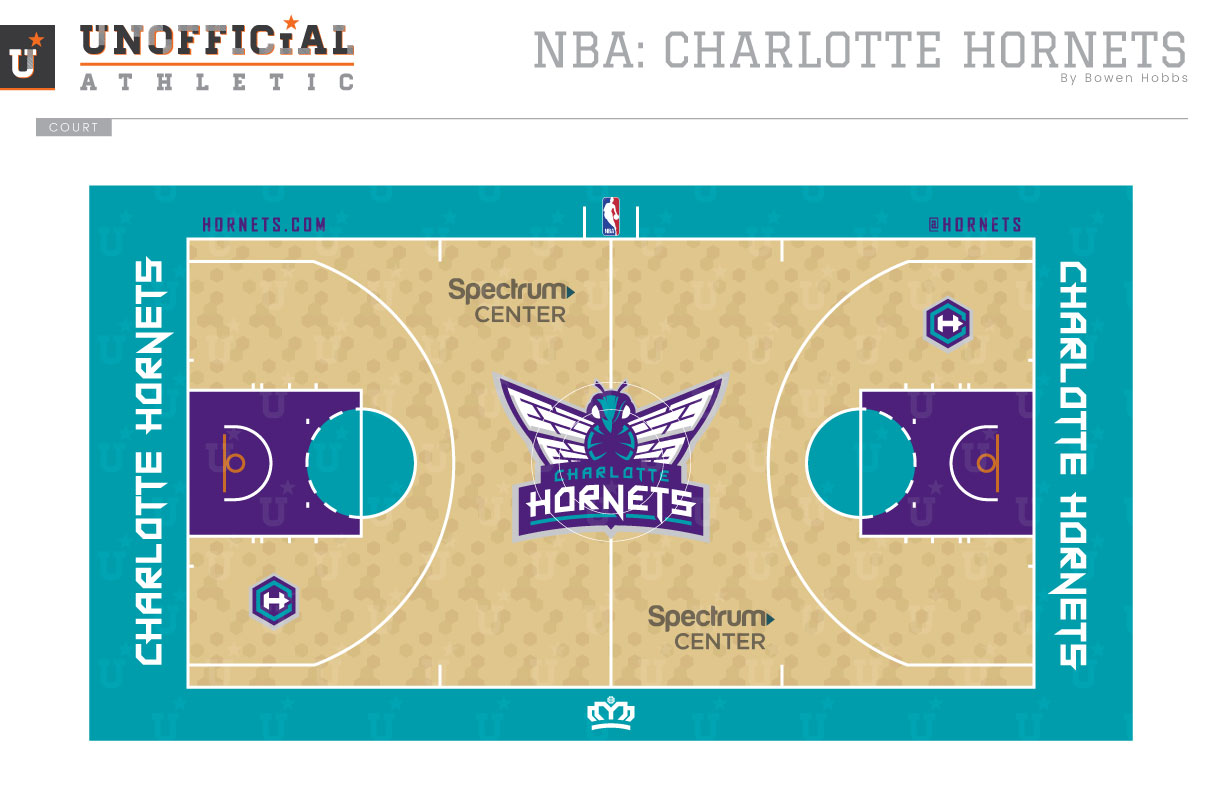 Charlotte Hornets Court Design