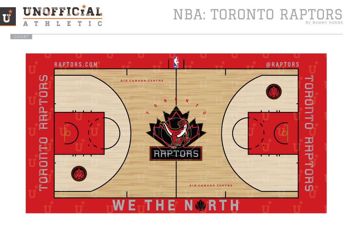 Toronto Raptors Court Design