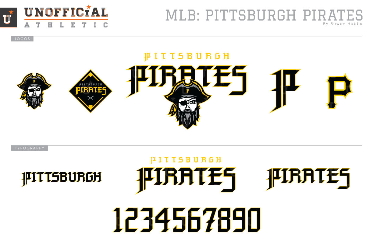 UNOFFICiAL ATHLETIC  Pittsburgh Pirates Rebrand