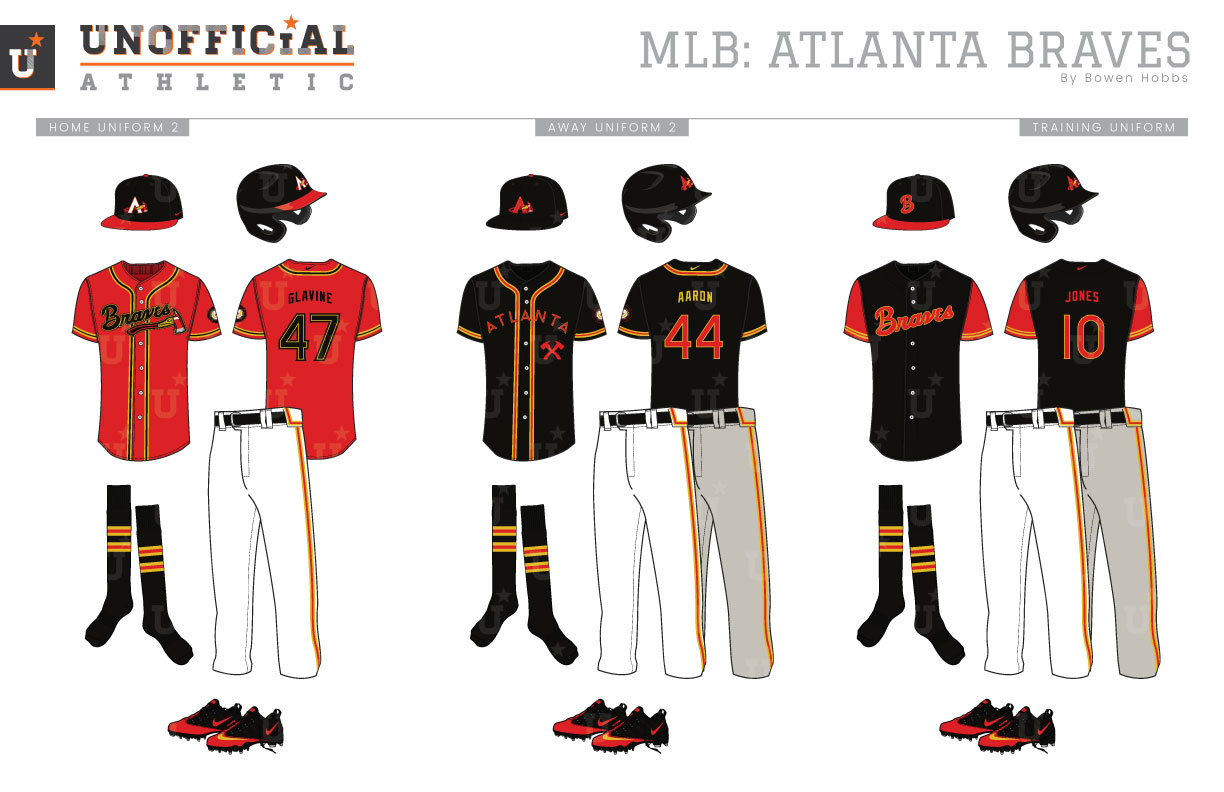 The Braves have new alternate jerseys and they look pretty spiffy