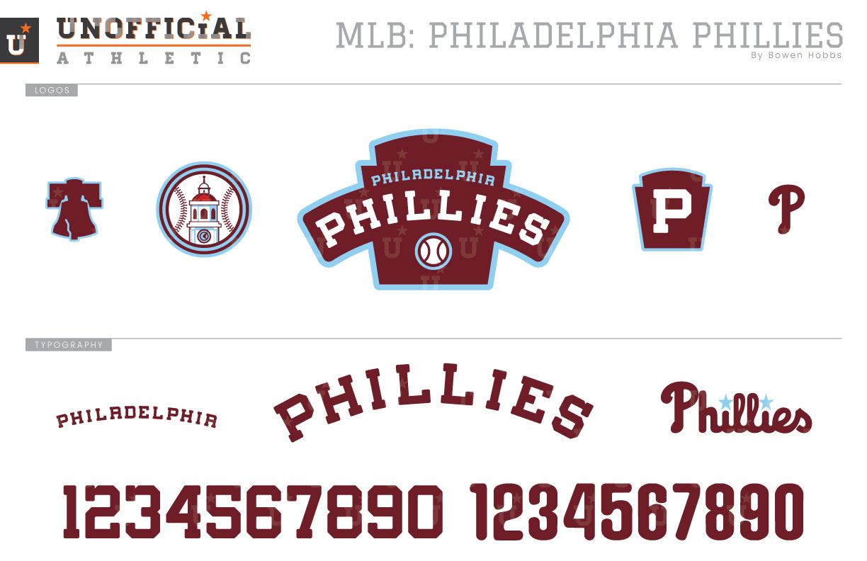 UNOFFICiAL ATHLETIC  Philadelphia Phillies Rebrand