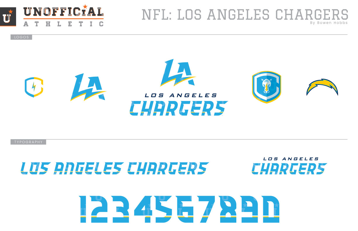 Los Angeles Chargers Brand Identity