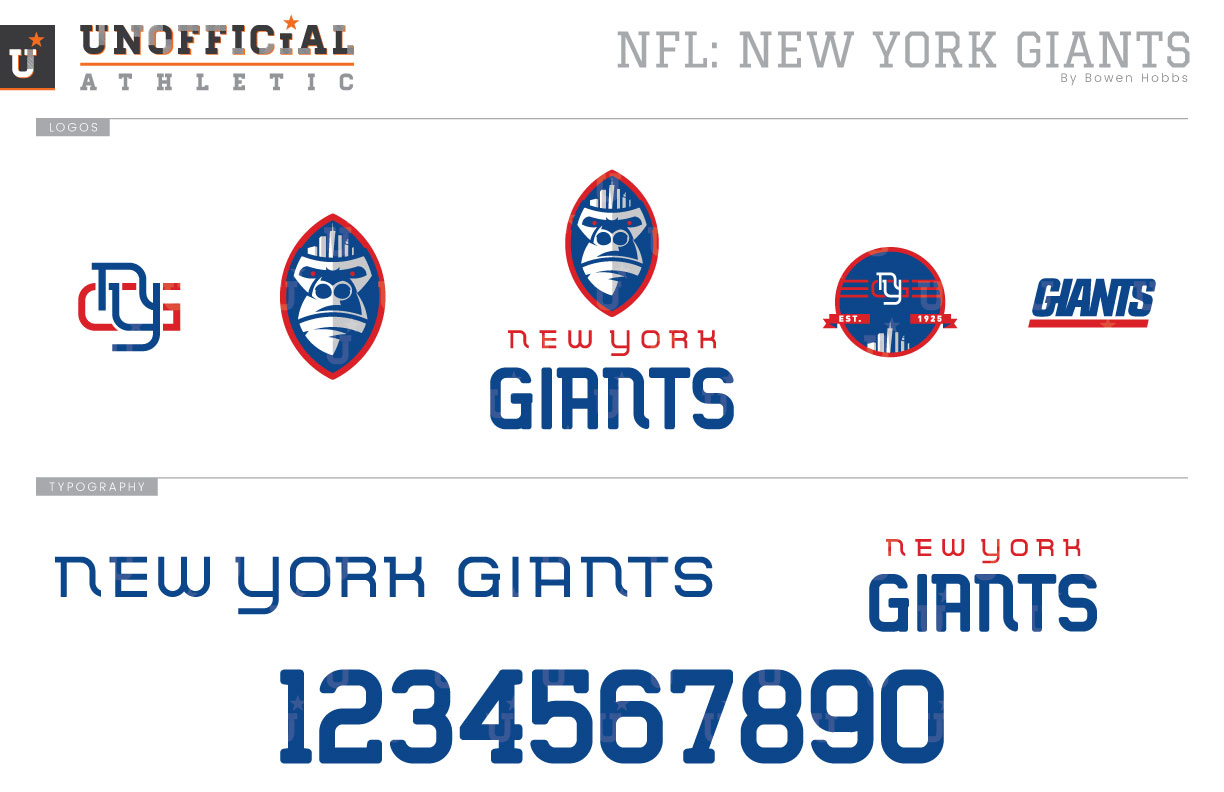 new york giants jersey redesign