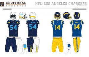 Los Angeles Chargers Uniforms