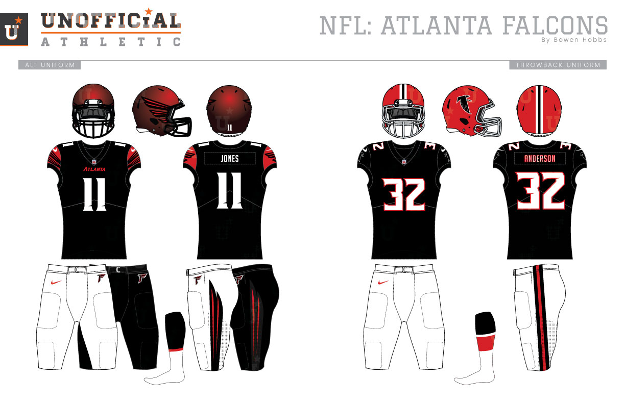 UNOFFICiAL ATHLETIC  Atlanta Falcons Rebrand