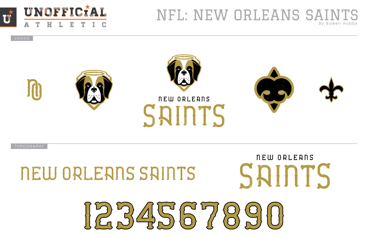 New Orleans Saints Brand Identity