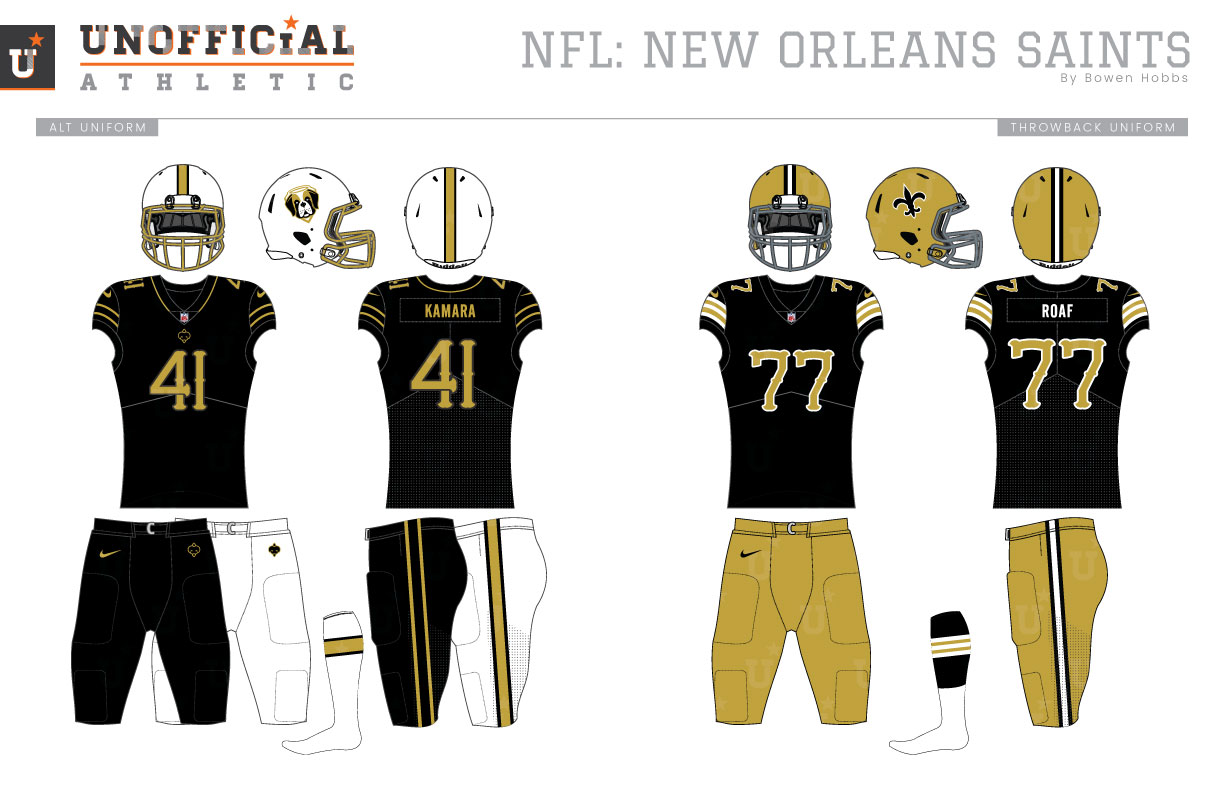 New Orleans Saints Uniforms