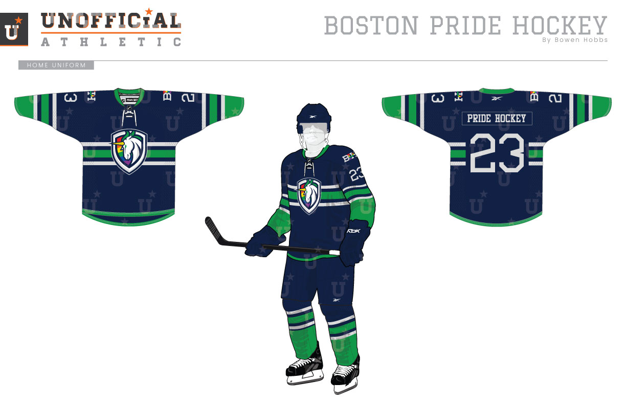 Boston Pride Hockey Home Uniform