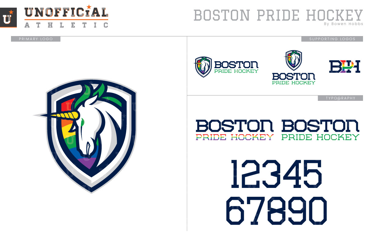 Boston Pride Hockey Brand Identity
