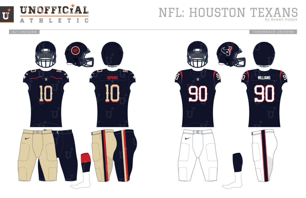 UNOFFICiAL ATHLETIC  Houston Texans Rebrand