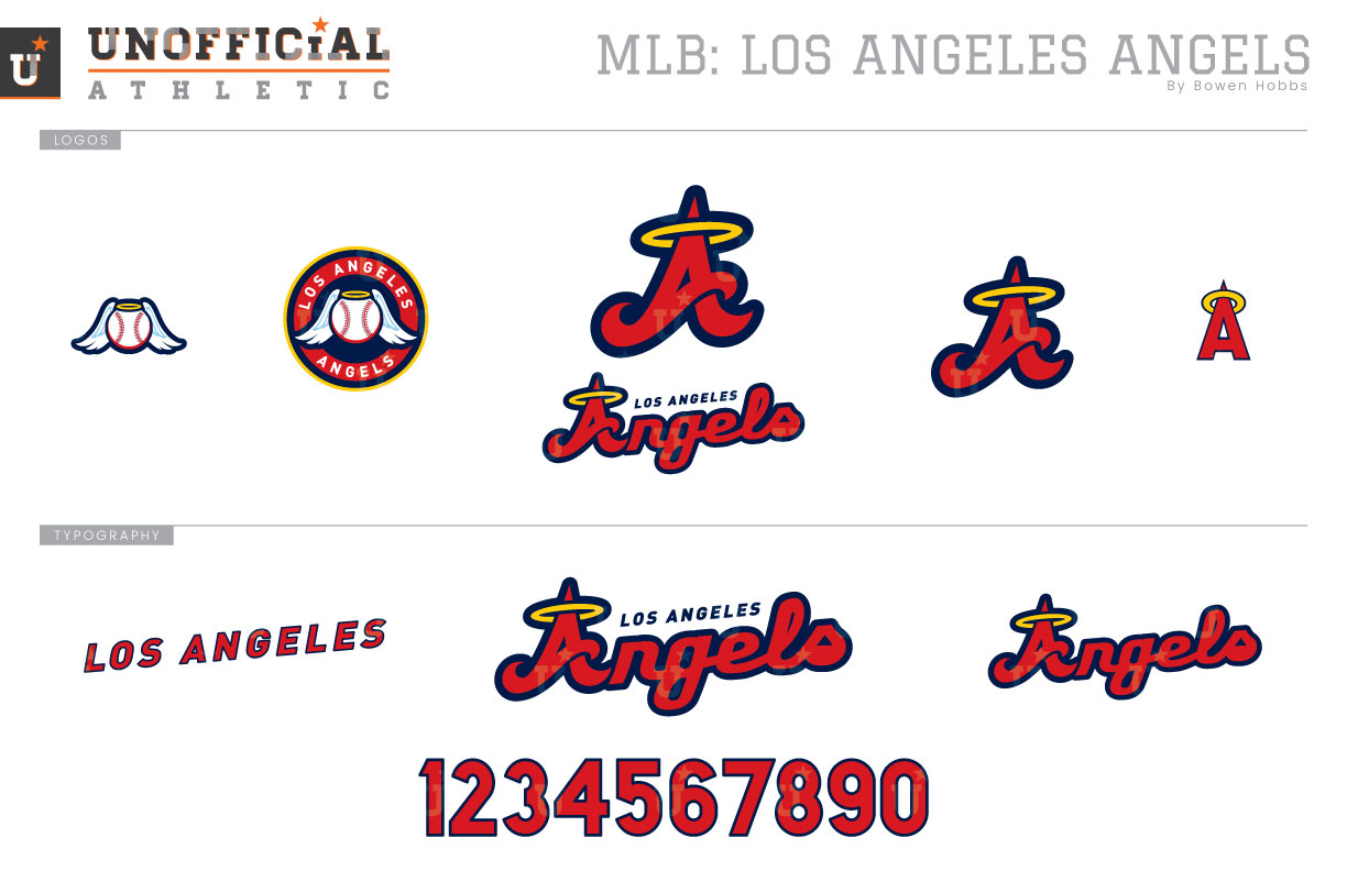 UNOFFICiAL ATHLETIC  Los Angeles Angels Rebrand