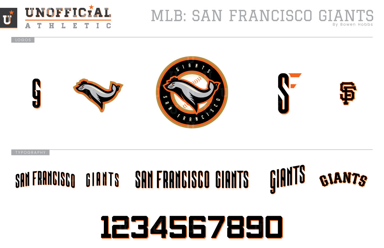 UNOFFICiAL ATHLETIC  San Francisco Giants Rebrand