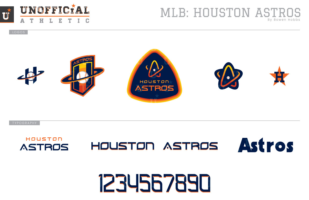 UNOFFICiAL ATHLETIC  Houston Astros Rebrand