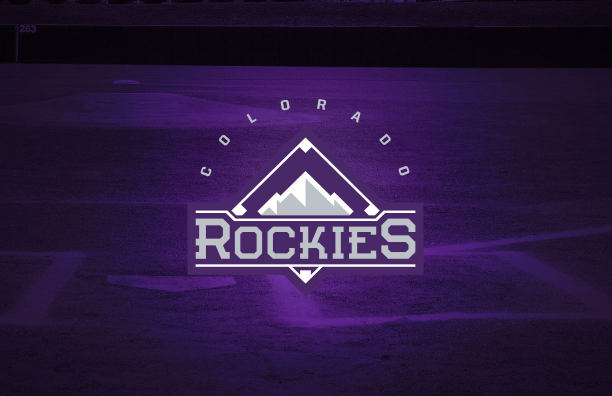 I was messing around with some Rockies rebrand designs in both your current  colors and CO flag colors. Thoughts? : r/ColoradoRockies