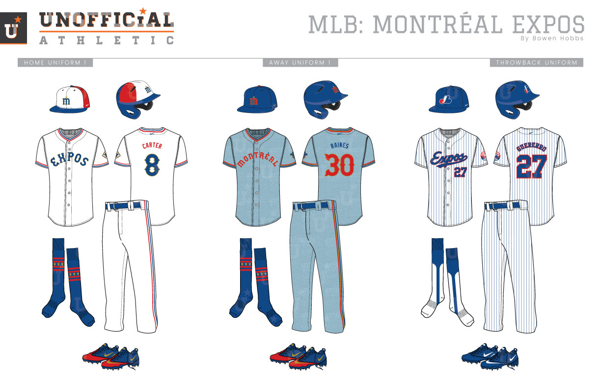 history montreal expos uniforms