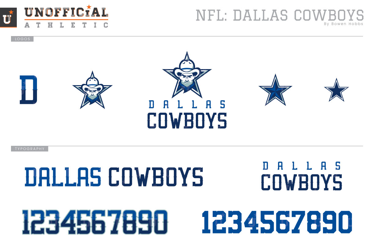 UNOFFICiAL ATHLETIC  Dallas Cowboys Rebrand