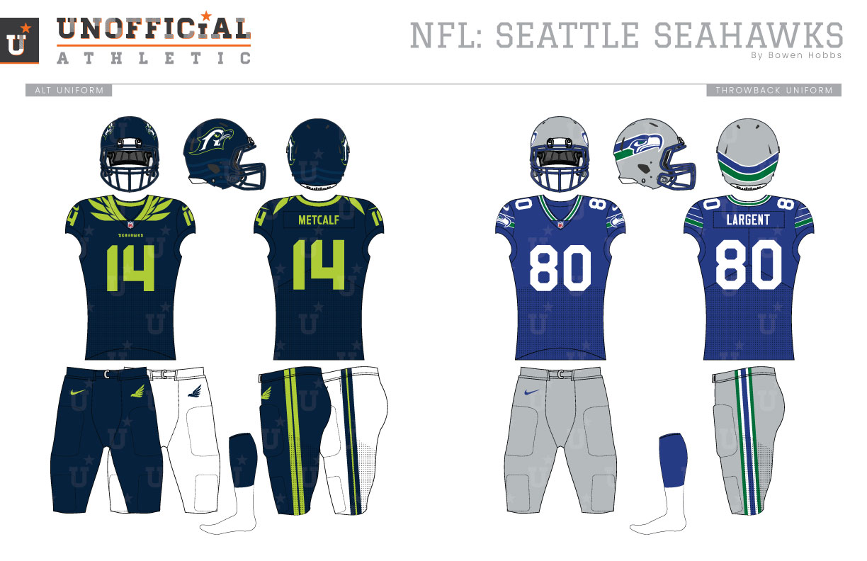 UNOFFICiAL ATHLETIC | Seattle Seahawks Rebrand