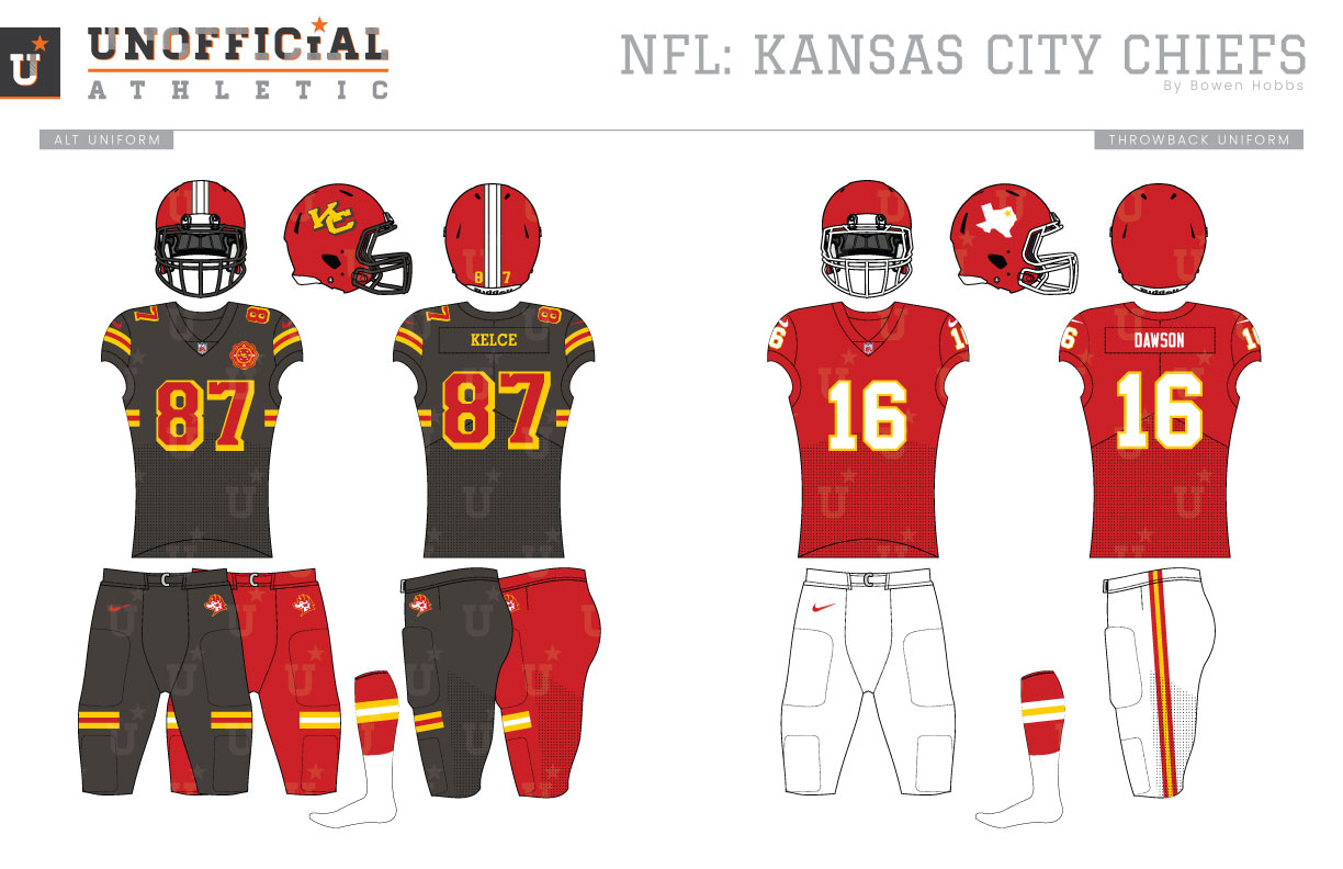 UNOFFICiAL ATHLETIC  Kansas City Chiefs Rebrand