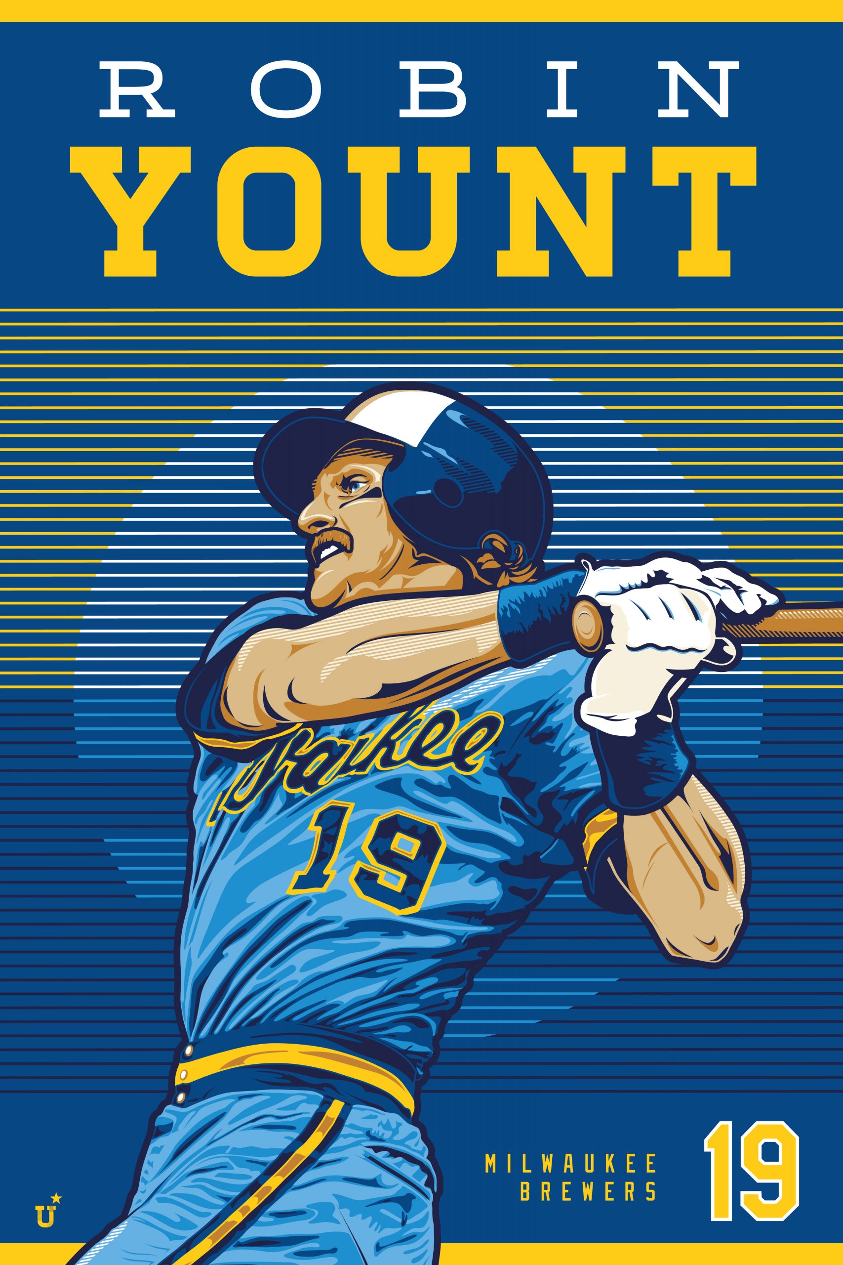 UNOFFICiAL ATHLETIC  Robin Yount Poster Design
